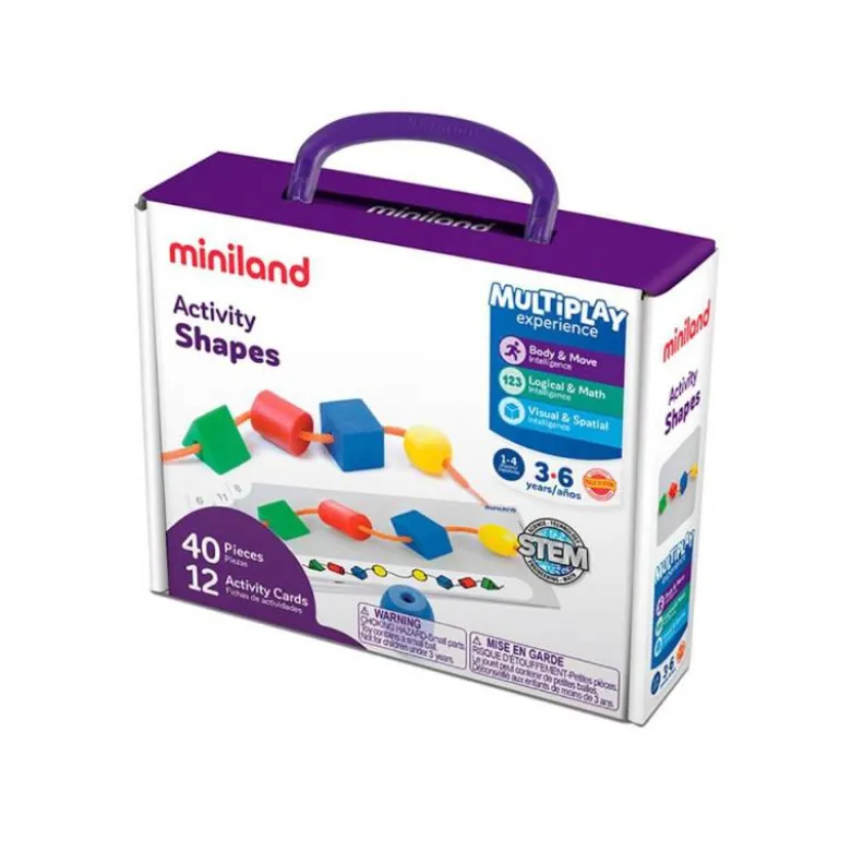 Juego Infantil a partir de 3 años Actividades con formas Miniland