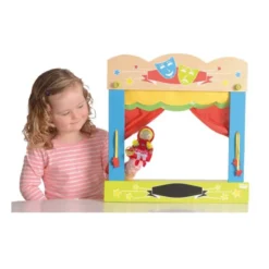 Juego Infantil a partir de 3 años Tetro de marionetas de sobremesa Fiesta Crafts