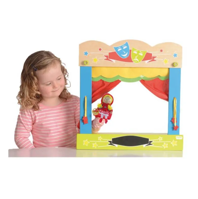 Juego Infantil a partir de 3 años Tetro de marionetas de sobremesa Fiesta Crafts