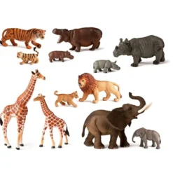 Juego Infantil a partir de 3 años Animales de la Selva y sus crias Miniland