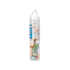 JUEGO INFANTIL IMAGINOVO MADERA CUENTAS ANIMALES PARA ENHEBRAR +24 MESES 13 PIEZAS 27X6,5X6,5CM
