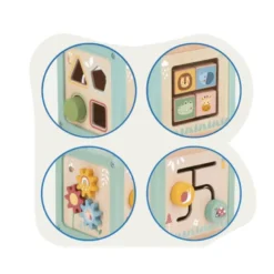JUEGO INFANTIL IMAGINOVO MADERA CUBO DE ACTIVIDADES +18 MESES 15,5X15,5X28CM