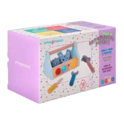 JUEGO INFANTIL IMAGINOVO MADERA MALETIN DE HERRAMIENTAS +3 AÑOS 18 PIEZAS 21,4X13,2X11CM
