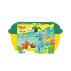 JUEGO JOVI PLAY&FUN PLASTILINA COFRE JURASSIC