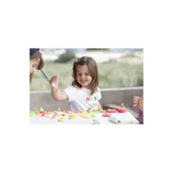 JUEGO JOVI RODILLO PARA PLASTILINA + 12 MOLDES FORMAS SURTIDAS