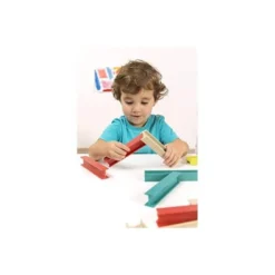 JUEGO MINILAND DE CONSTRUCCION COMPUESTO DE 32 VIGAS MATERIAL ECO 150X210X150 MM