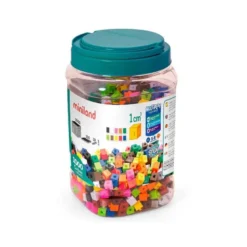 JUEGO MINILAND SURTIDO DE 1000 CUBOS DE 1 CM PARA APOYAR CONCEPTOS MATEMATICOS 125X215X125 MM
