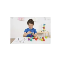 JUEGO MINILAND TOWERING BEADS PIEZAS DE MADERAS PARA TRABAJAR LA LOGICA