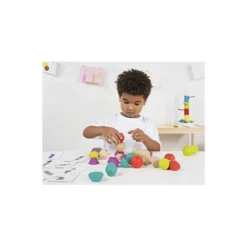 JUEGO MINILAND TOWERING BEADS PIEZAS DE MADERAS PARA TRABAJAR LA LOGICA