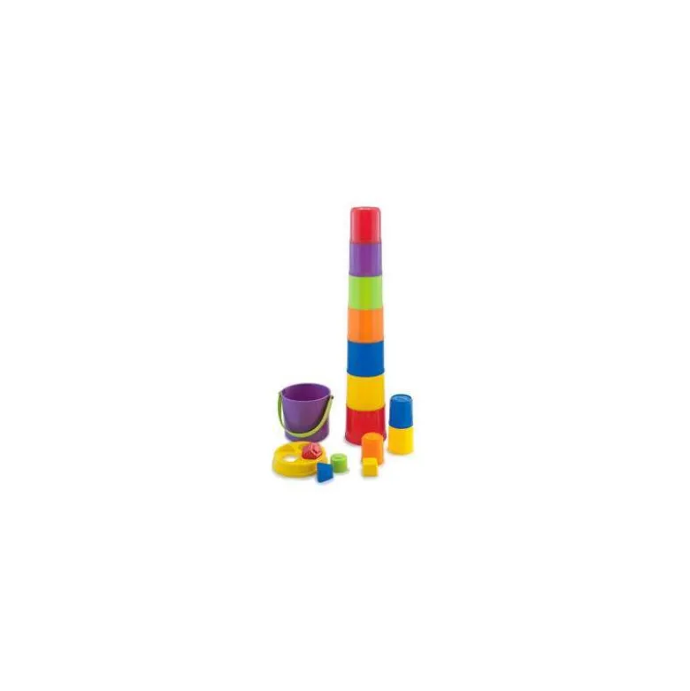 Juego para bebes a partir de 1 año Vasitos Apilables Miniland