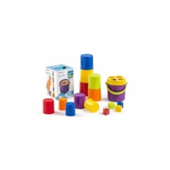 Juego para bebes a partir de 1 año Vasitos Apilables Miniland
