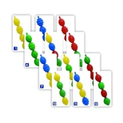 Juego para bebes a partir de 2 años Maxichain 4 cuentas Miniland
