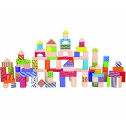 Juego para bebés a partir de 2 años Bloques de madera Andreutoys