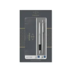JUEGO PARKER DUO JOTTER ACERO CT BOLIGRAFO + PLUMA