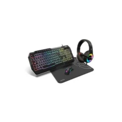 KIT GAMING KROM KENYA 4 IN 1 RGB AURICULARES / TECLADO / RATON / ALFOMBRILLA