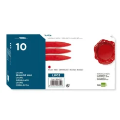 LACRE LIDERPAPEL ROJO CAJA DE 10 BARRAS