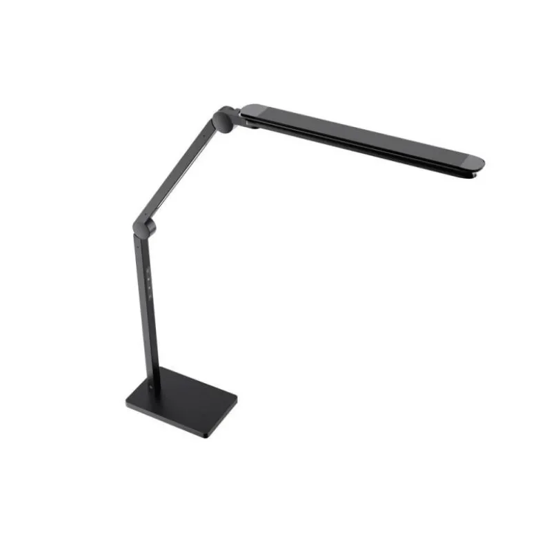LAMPARA DE ESCRITORIO CEP ALLIANCE LED CON PINZA Y MODULOS GIRATORIOS COLOR NEGRO 180X115X950 MM