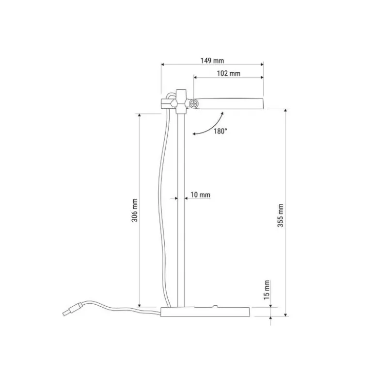 LAMPARA DE ESCRITORIO MAUL KIT TACTIL LED 3 NIVELES INTENSIDAD