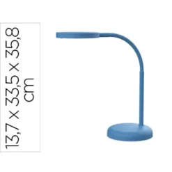 LAMPARA DE ESCRITORIO MAUL LED JOY COLOR AZUL 137X335X358 MM