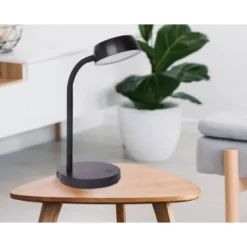 LAMPARA DE ESCRITORIO MAUL LED ABBY COLOR NEGRO 155X320X155 MM