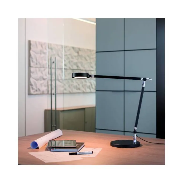LAMPARA DE ESCRITORIO MAUL LED GRACE COLOR VARIO COLOR NEGRO 205X466X365 MM