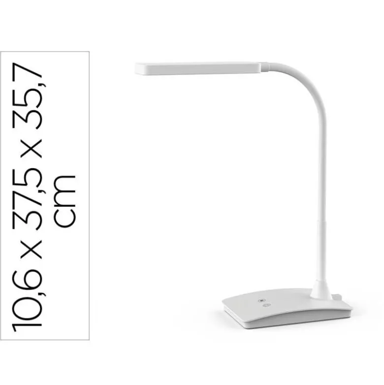 LAMPARA DE ESCRITORIO MAUL LED PEARLY TRES NIVELES INTENSIDAD COLOR BLANCO 106X375X357 MM