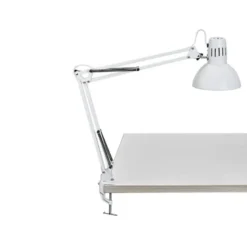 LAMPARA DE ESCRITORIO MAUL STUDY CON PINZA COLOR BLANCO 170X440X350 MM