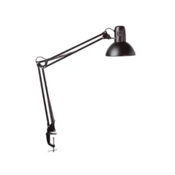 LAMPARA DE ESCRITORIO MAUL STUDY CON PINZA COLOR NEGRO 170X440X350 MM
