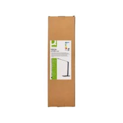 LAMPARA DE ESCRITORIO Q-CONNECT VEGA LED 10W 400 LM TACTIL 5 NIVELES DE COLOR BRILLO REGULABLE COLOR NEGRO