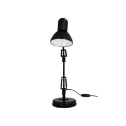 LAMPARA DE ESCRITORIO Q-CONNECT POLARIS METALICA CONINTERRUPTOR BRAZO DOBLE 3 ARTICULACIONES COLOR NEGRO