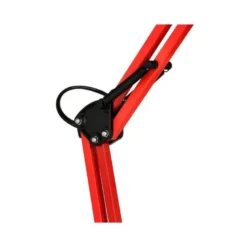 LAMPARA DE ESCRITORIO Q-CONNECT POLARIS METALICA CONINTERRUPTOR BRAZO DOBLE 3 ARTICULACIONES COLOR ROJO
