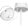 LAMPARA DE ESCRITORIO Q-CONNECT NOVA LED 2W 200 LM METALICA TACTIL RECARGABLE USB-C COLOR BLANCO