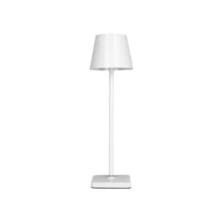 LAMPARA DE ESCRITORIO Q-CONNECT NOVA LED 2W 200 LM METALICA TACTIL RECARGABLE USB-C COLOR BLANCO