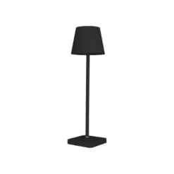 LAMPARA DE ESCRITORIO Q-CONNECT NOVA LED 2W 200 LM METALICA TACTIL RECARGABLE USB-C COLOR NEGRO