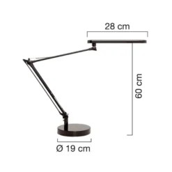 Lampara de oficina de Unilux Mambo LED negro