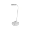 LAMPARA DE OFICINA Q-CONNECT SOBREMESA PROFESIONAL ABS 18 LEDS 5W INTERRUPTOR SENSOR 3 NIVELES CON LUPA COLOR BLANCO