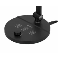 LAMPARA DE OFICINA Q-CONNECT SOBREMESA PROFESIONAL ABS 80 LEDS 7 W CON INTERRUPTOR COLOR NEGRO