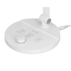 LAMPARA DE OFICINA Q-CONNECT SOBREMESA PROFESIONAL ABS 80 LEDS 7 W CON INTERRUPTOR COLOR BLANCO