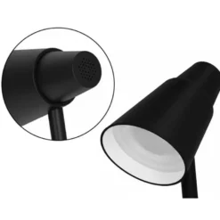 LAMPARA DE OFICINA Q-CONNECT SOBREMESA ABS TACTIL 6W 32 LED 150LM COLOR NEGRO
