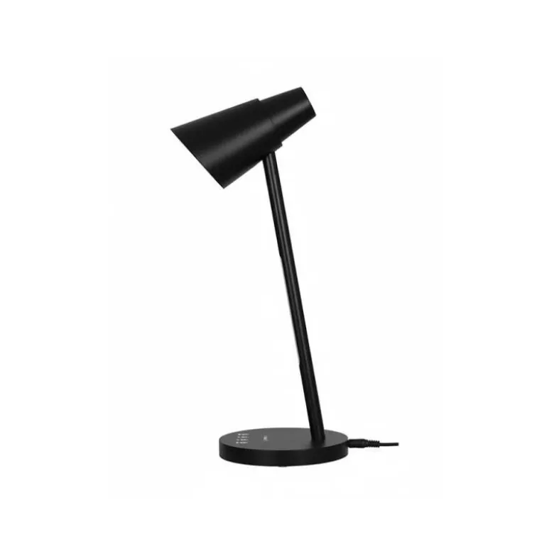 LAMPARA DE OFICINA Q-CONNECT SOBREMESA ABS TACTIL 6W 32 LED 150LM COLOR NEGRO