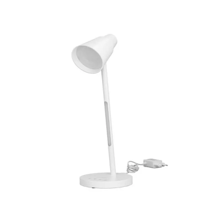 LAMPARA DE OFICINA Q-CONNECT SOBREMESA ABS TACTIL 6W 32 LED 330LM COLOR BLANCO