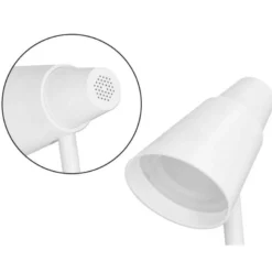 LAMPARA DE OFICINA Q-CONNECT SOBREMESA ABS TACTIL 6W 32 LED 330LM COLOR BLANCO