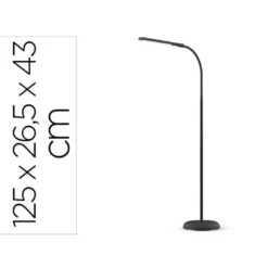 LAMPARA DE PIE MAUL LED PIRRO ALUMINIO COLOR NEGRO 1250X265X430 MM