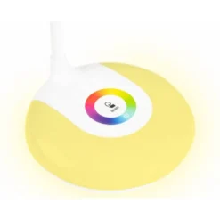 LAMPARA INFANTIL LIDERPAPEL SOBREMESA RECARGABLE ABS 16 LED 3.7W SENSOR 3 NIVELES COLOR BLANCO