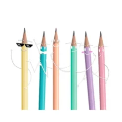 LAPICES DE GRAFITO CON GOMA STABILO SWANO MINA 2,2 MM DUREZA HB AMARILLO PASTEL