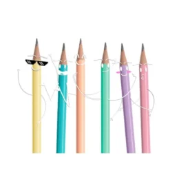 LAPICES DE GRAFITO CON GOMA STABILO SWANO MINA 2,2 MM DUREZA HB AZUL PASTEL