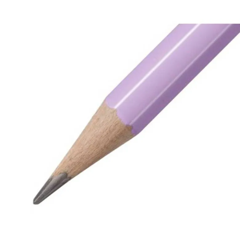 LAPICES DE GRAFITO CON GOMA STABILO SWANO MINA 2,2 MM DUREZA HB EXPOSITOR DE 72 UNIDADES COLORES PASTELES