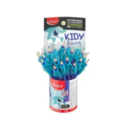 LAPICES DE GRAFITO MAPED HB CON GOMA BORRAR + ADAPTADOR ERGONOMICO CUBILETE DE 22 UNIDADES