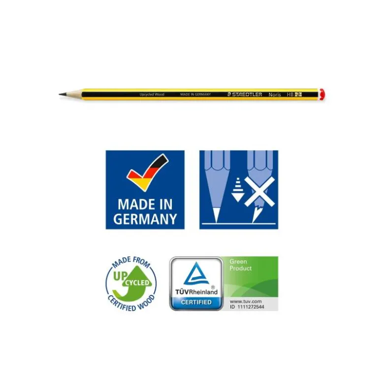 LAPICES DE GRAFITO STAEDTLER NORIS 120 EXPOSITOR GIRATORIO FORMA LAPIZ DE 48 DOCENAS GRADUACIONES SURTIDAS