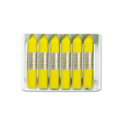Lapices cera blanda Manley caja 12 unidades amarillo limon